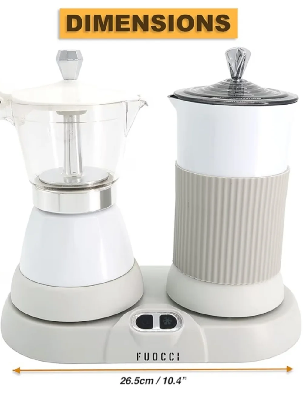 Coffee And Milk Frother Set Used Twice